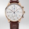 IWC 샤프하우젠 포르투기저 화이트다이얼 골드침